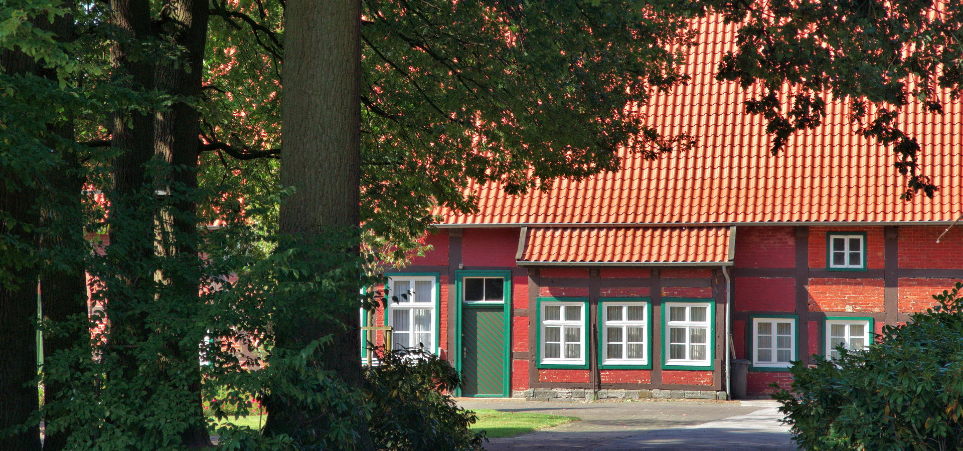 Rietberg, Emsradweg - Hütten & Häuser